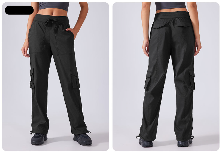 Outdoor Running Exercise Pants Lightweight Fitness Pants Multi Pocket Wide Leg Workwear Casual Pants - ALTARIA