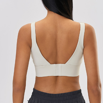 Push up Breast Holding Semi Fixed Yoga Bra Anti-Shock Anti SAG Four Row Buckle Sports Underwear Women - ALTARIA