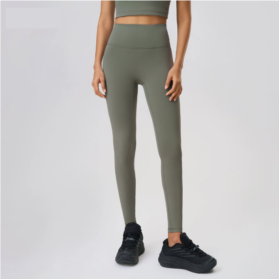 No Embarrassment Line High Waist Hip Lift Yoga Waist of Trousers Head Drawstring Elastic Outerwear Tight Sports Ninth Pants Women - ALTARIA
