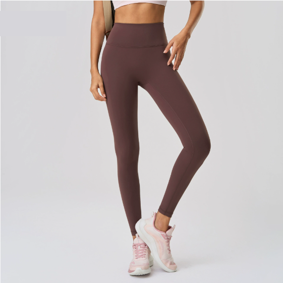No Embarrassment Line High Waist Hip Lift Yoga Waist of Trousers Head Drawstring Elastic Outerwear Tight Sports Ninth Pants Women - ALTARIA