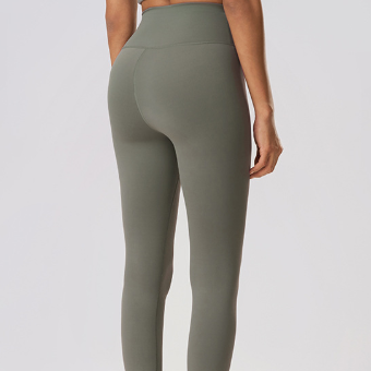No Embarrassment Line High Waist Hip Lift Yoga Waist of Trousers Head Drawstring Elastic Outerwear Tight Sports Ninth Pants Women - ALTARIA