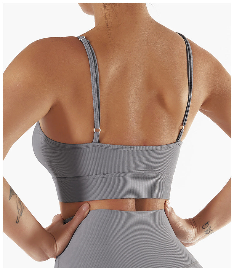 Beauty Back Exercise Underwear Push up Yoga Bra Running Fitness Top Strap Yoga Clothes for Women - ALTARIA