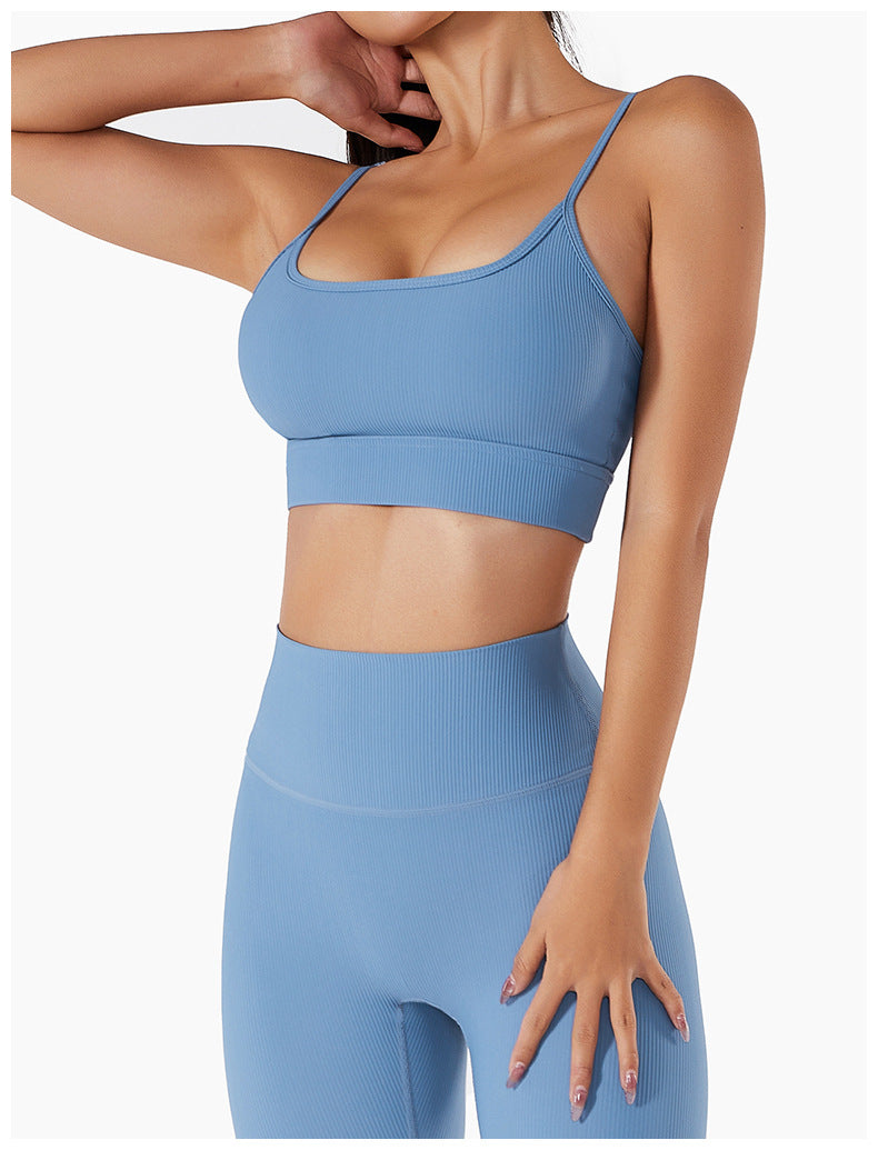 Beauty Back Exercise Underwear Push up Yoga Bra Running Fitness Top Strap Yoga Clothes for Women - ALTARIA