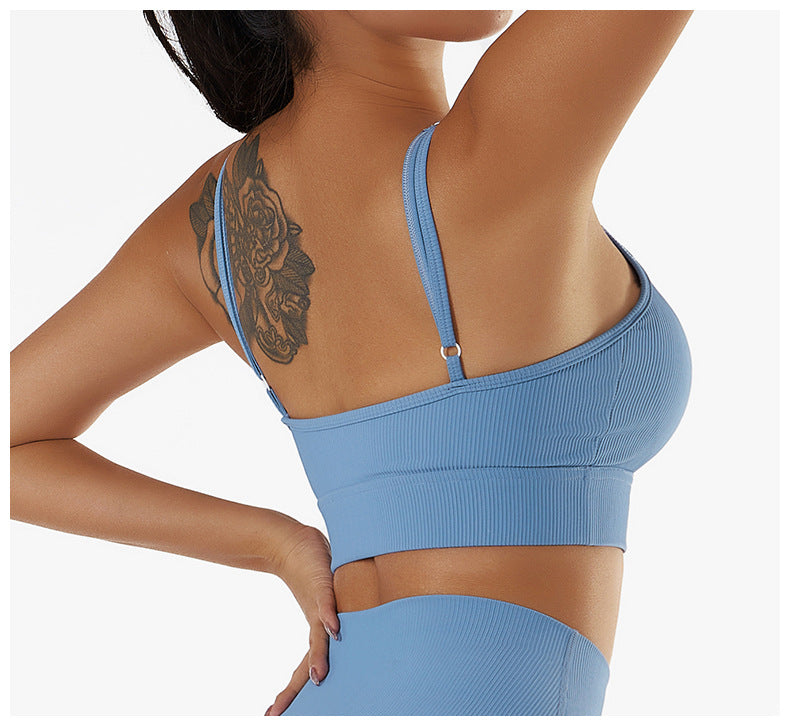 Beauty Back Exercise Underwear Push up Yoga Bra Running Fitness Top Strap Yoga Clothes for Women - ALTARIA