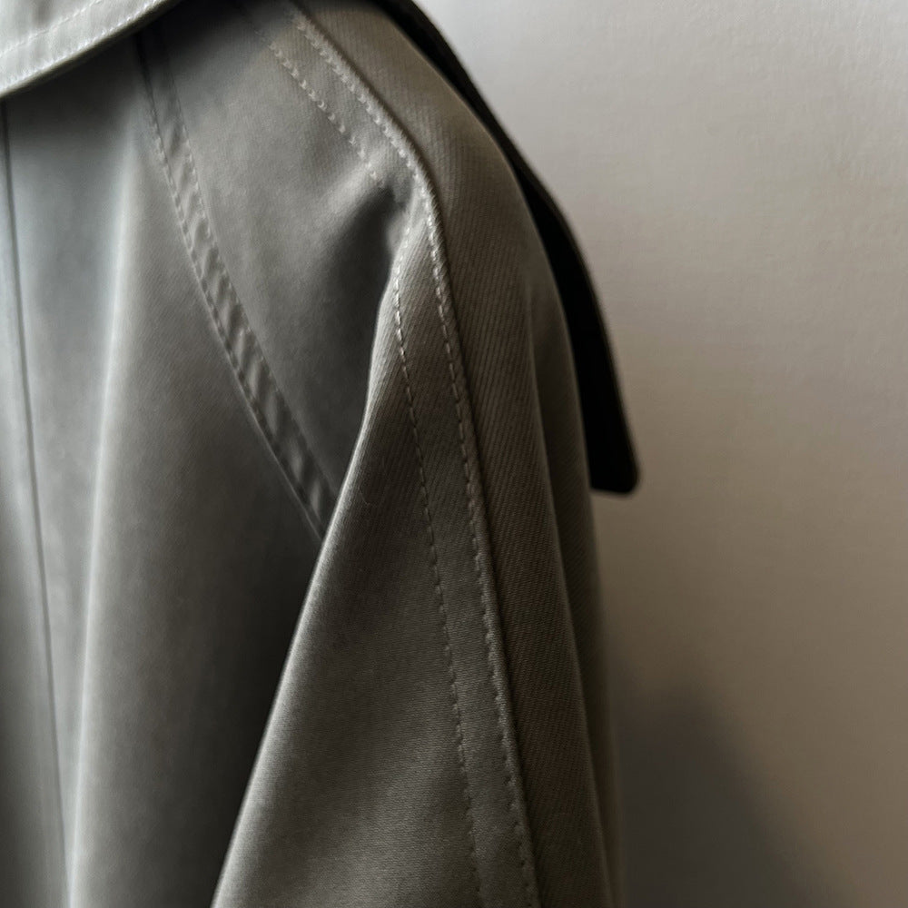 Korean Casual Trench Coat Women Spring Loose All Match Mid Length Coat - ALTARIA
