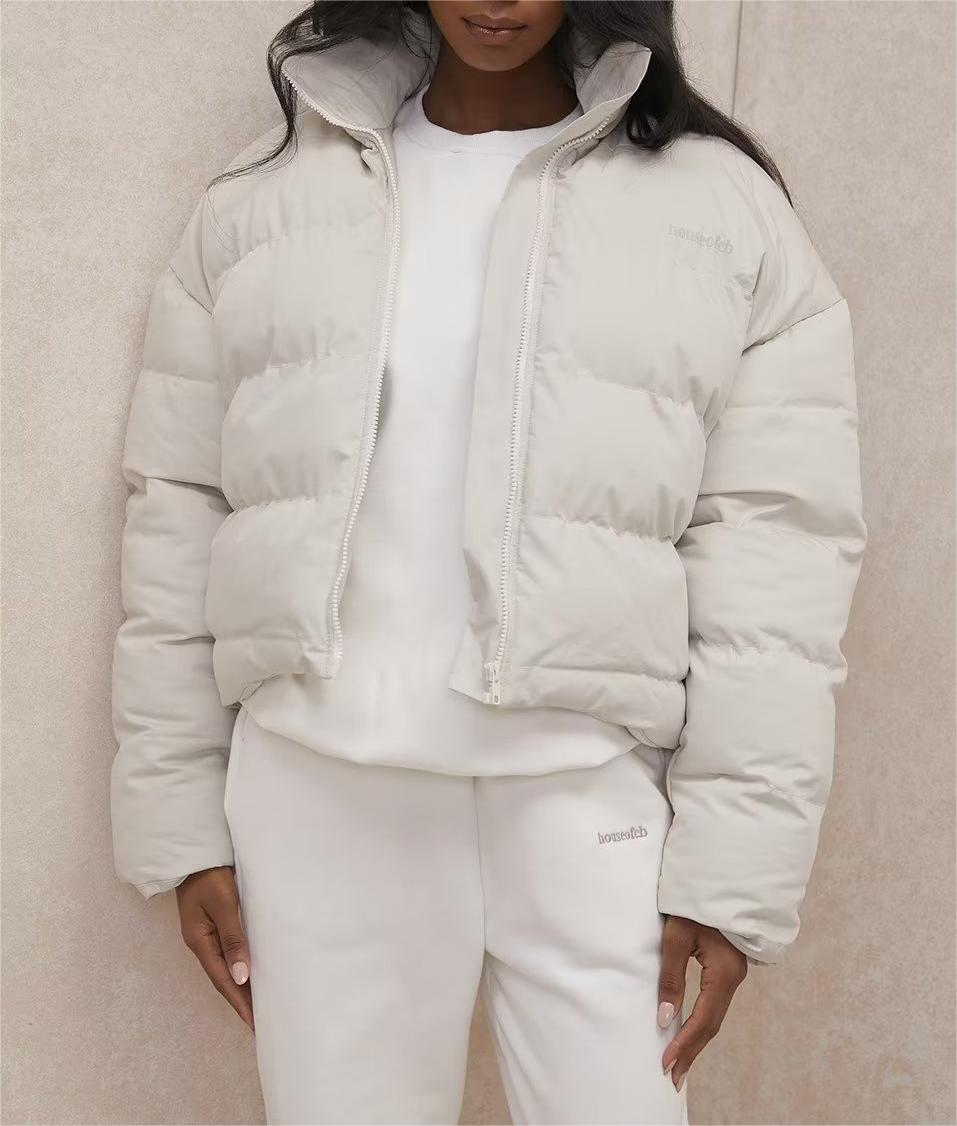 Women Cotton Quilted Coat Winter Casual Couple Clothes Sports Jacket Warm Thickened Cotton Padded Jacket - ALTARIA