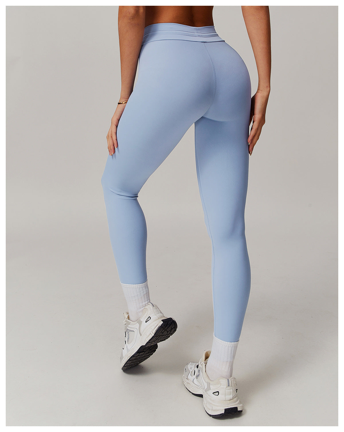 Cloud Sense High Waist Yoga Pants Belly Contracting Hip Raise Fitness Pants Outer Wear Beautiful Hip Design Running Exercise Pants - ALTARIA