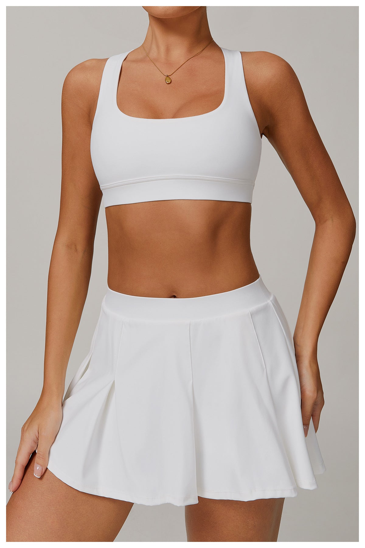 Faux Two Piece Sun Proof Short Skirt UV Proof Cool Feeling Short Skirt Anti Exposure Bottom Shorts Breathable Tennis Skirt - ALTARIA
