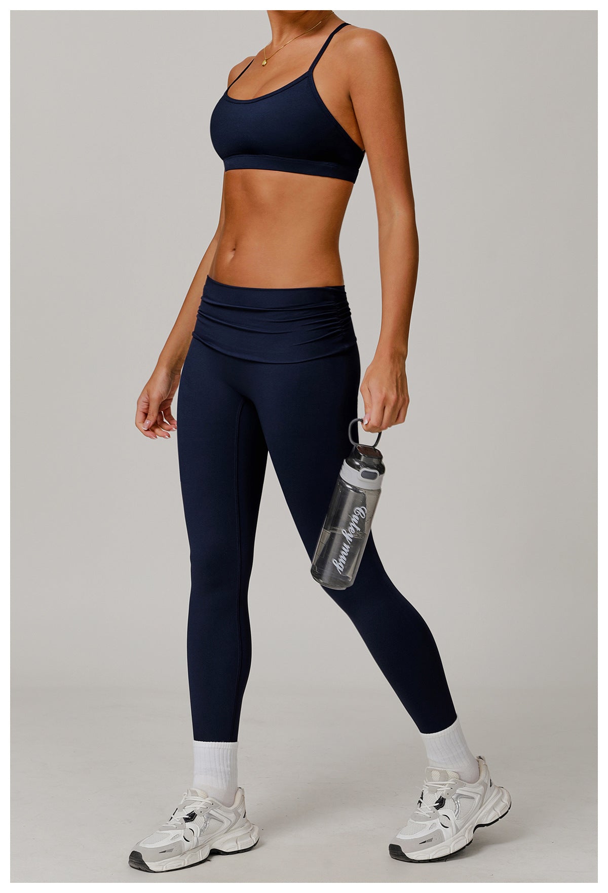 Folding High Waist Yoga Pants Women Cloud Feeling Belly Contracting Hip Lifting Sports Pants Casual All Matching Exercise Workout Pants - ALTARIA