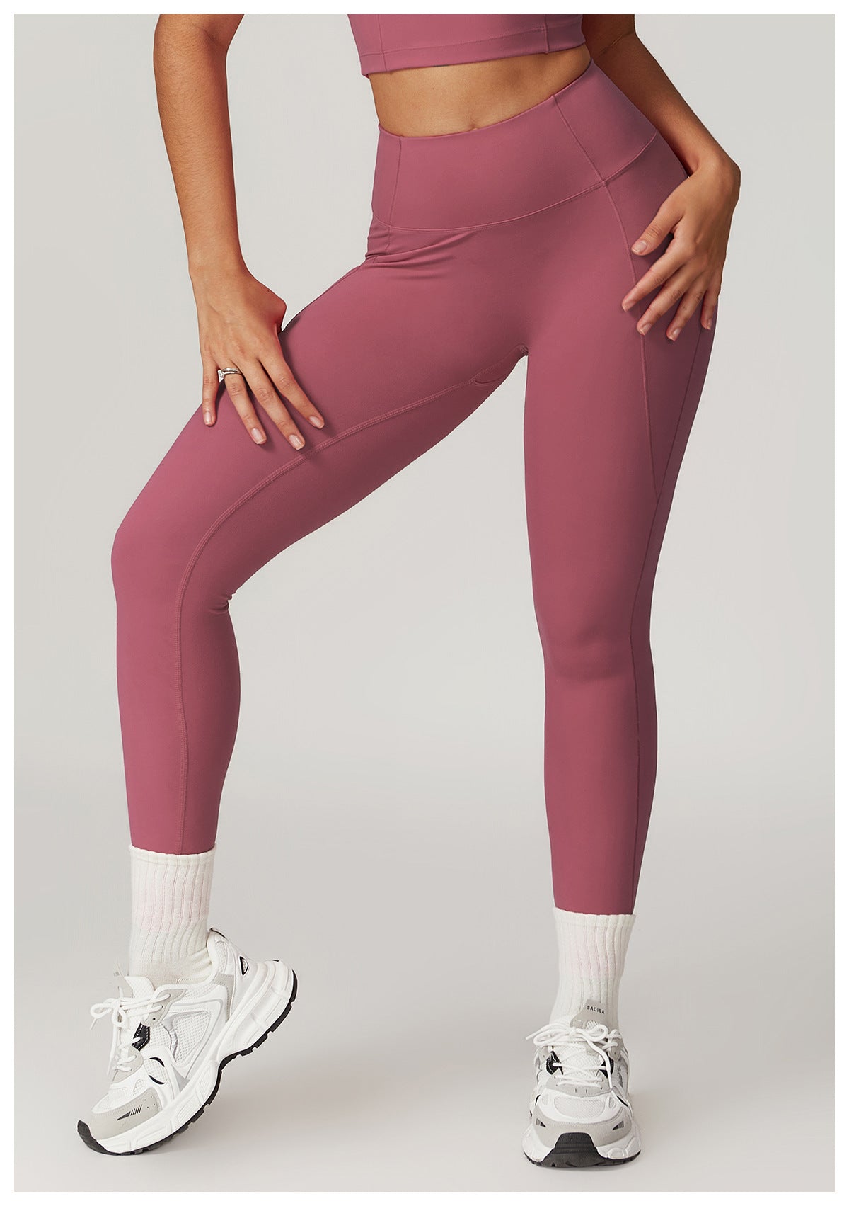 High Waist Hip Lift Yoga Pants Women Running Nude Feel Quick Drying Fitness Pants Breathable Outer Wear Tight Sports Pants - ALTARIA