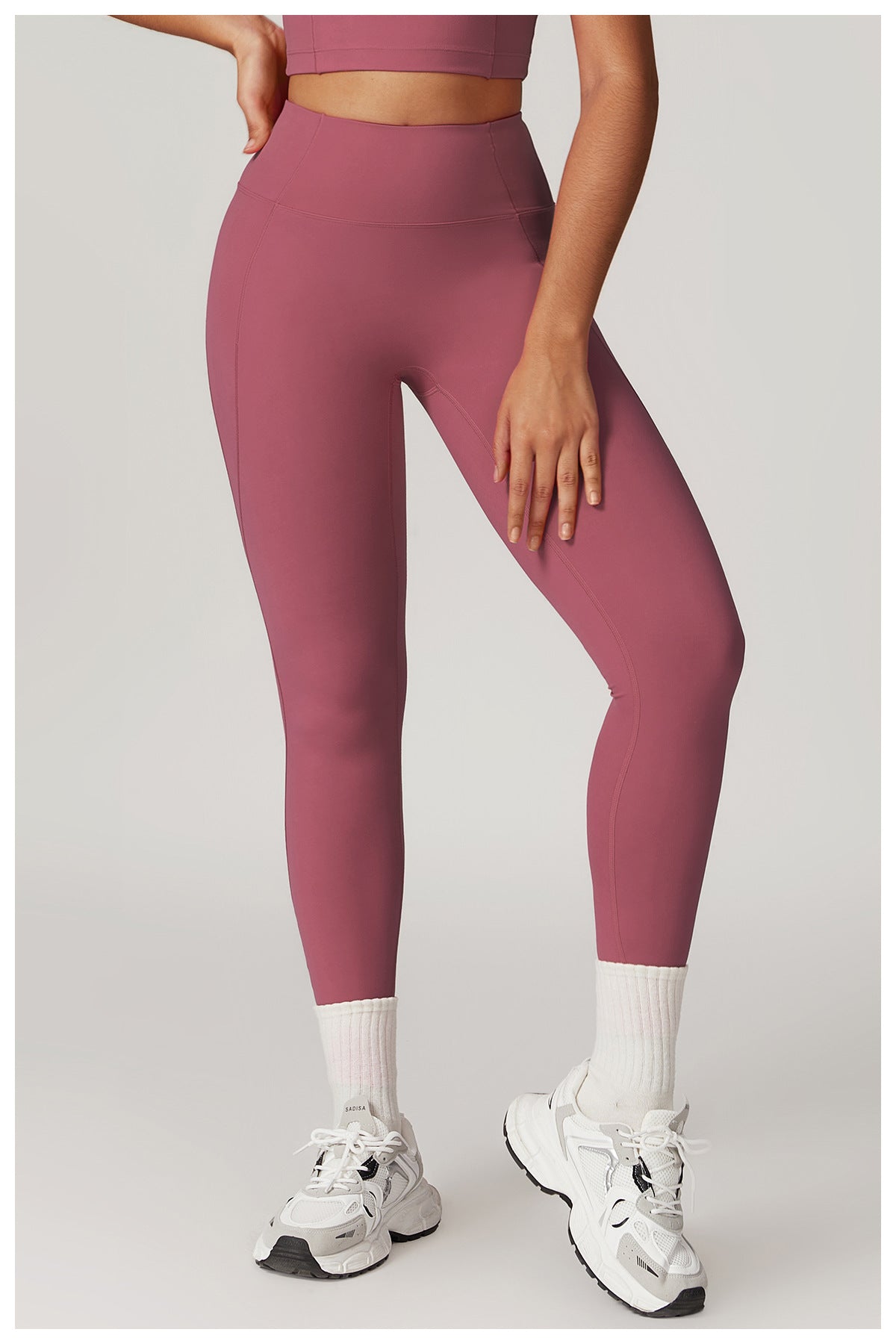 High Waist Hip Lift Yoga Pants Women Running Nude Feel Quick Drying Fitness Pants Breathable Outer Wear Tight Sports Pants - ALTARIA