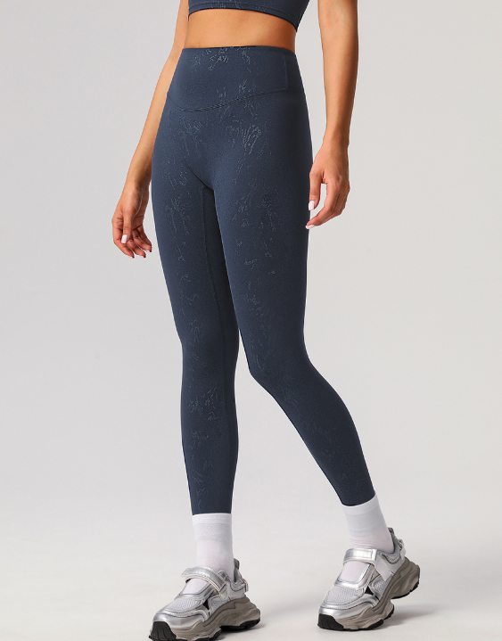 High Waist Silver Casual Yoga Pants Women Running Quick Drying Nude Feel Trousers Outer Wear Slimming Sports Trousers - ALTARIA