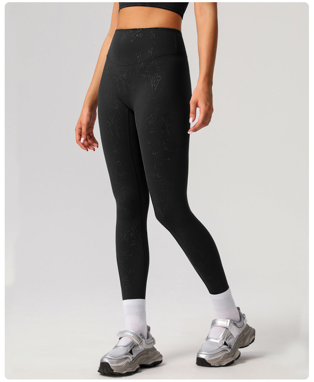 High Waist Silver Casual Yoga Pants Women Running Quick Drying Nude Feel Trousers Outer Wear Slimming Sports Trousers - ALTARIA
