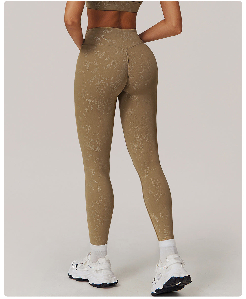 High Waist Silver Casual Yoga Pants Women Running Quick Drying Nude Feel Trousers Outer Wear Slimming Sports Trousers - ALTARIA