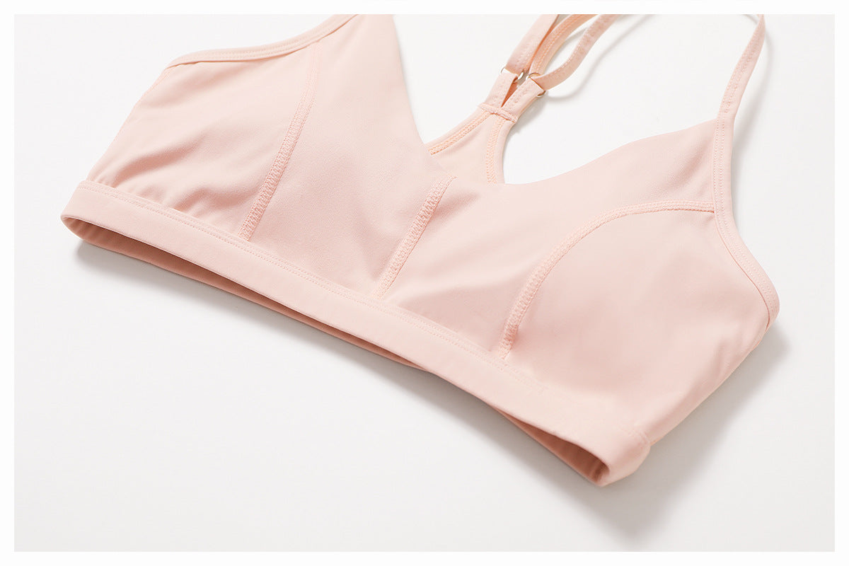 Nude Feel Sports Underwear Fitness Yoga Running Underwear Exercise Strap Beauty Back Yoga Bra - ALTARIA