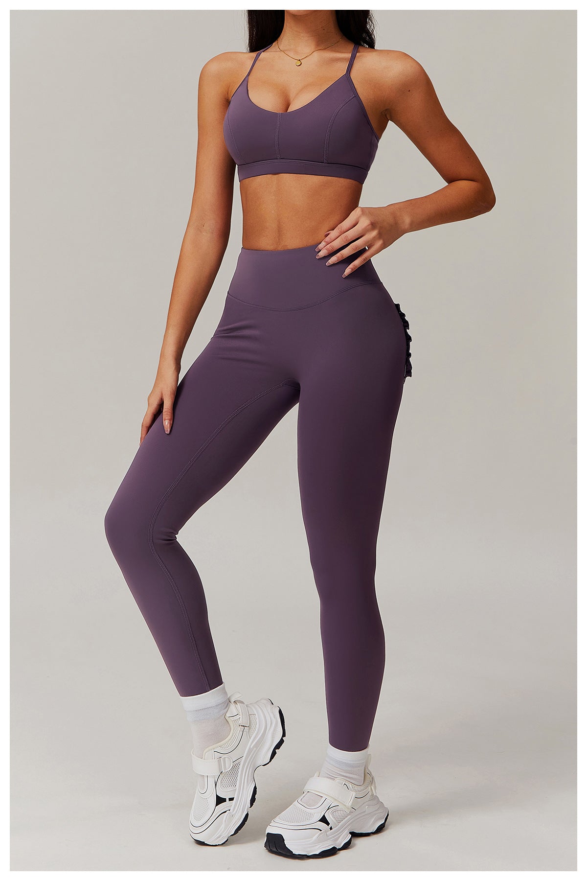 Nude Feel Sports Underwear Fitness Yoga Running Underwear Exercise Strap Beauty Back Yoga Bra - ALTARIA
