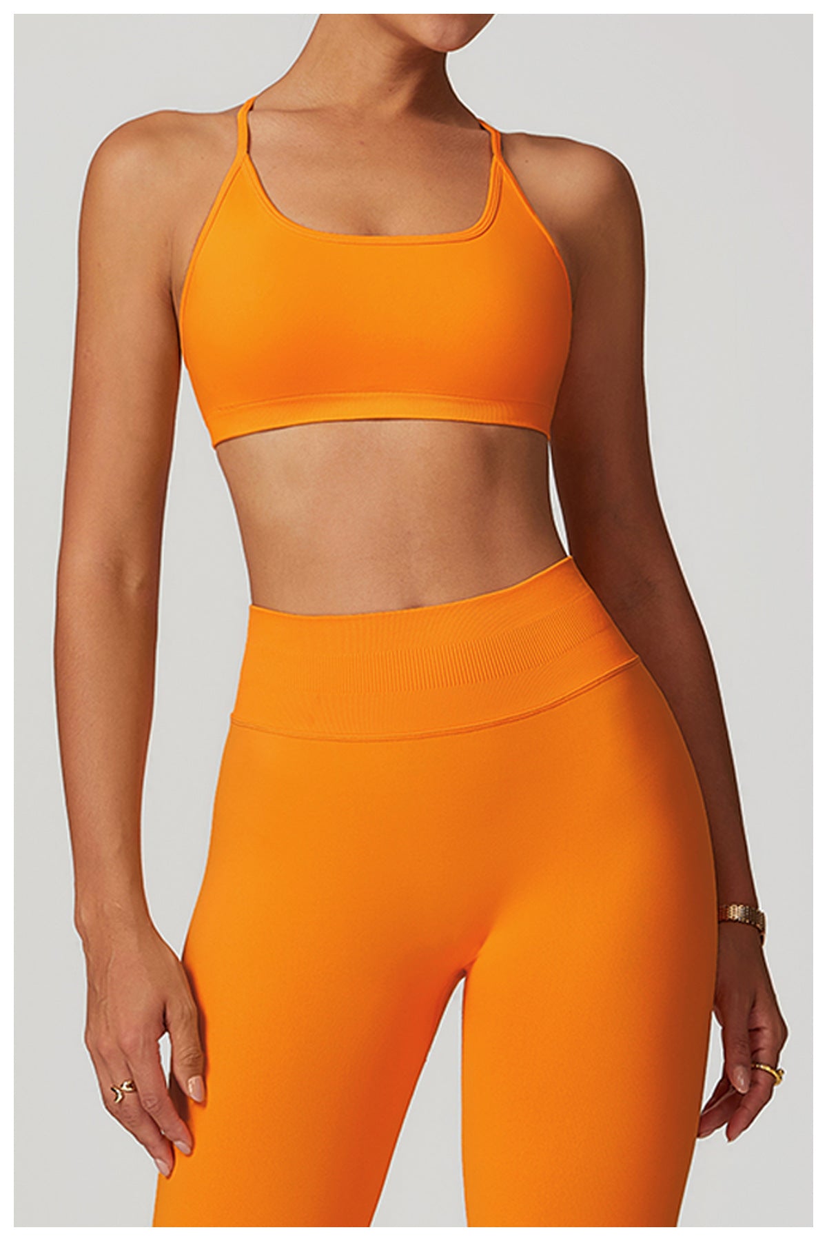 Sports Fitness Seamless Cross Back Yoga Bra Quick Drying Top Yoga Clothes High Sense Summer - ALTARIA