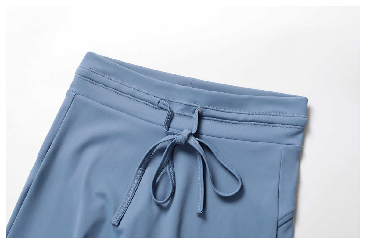 Sun Protection Sports Bell Bottom Pants High Waist Drawstring Design Bootcut Trousers UV Proof Breathable Cool Pants - ALTARIA