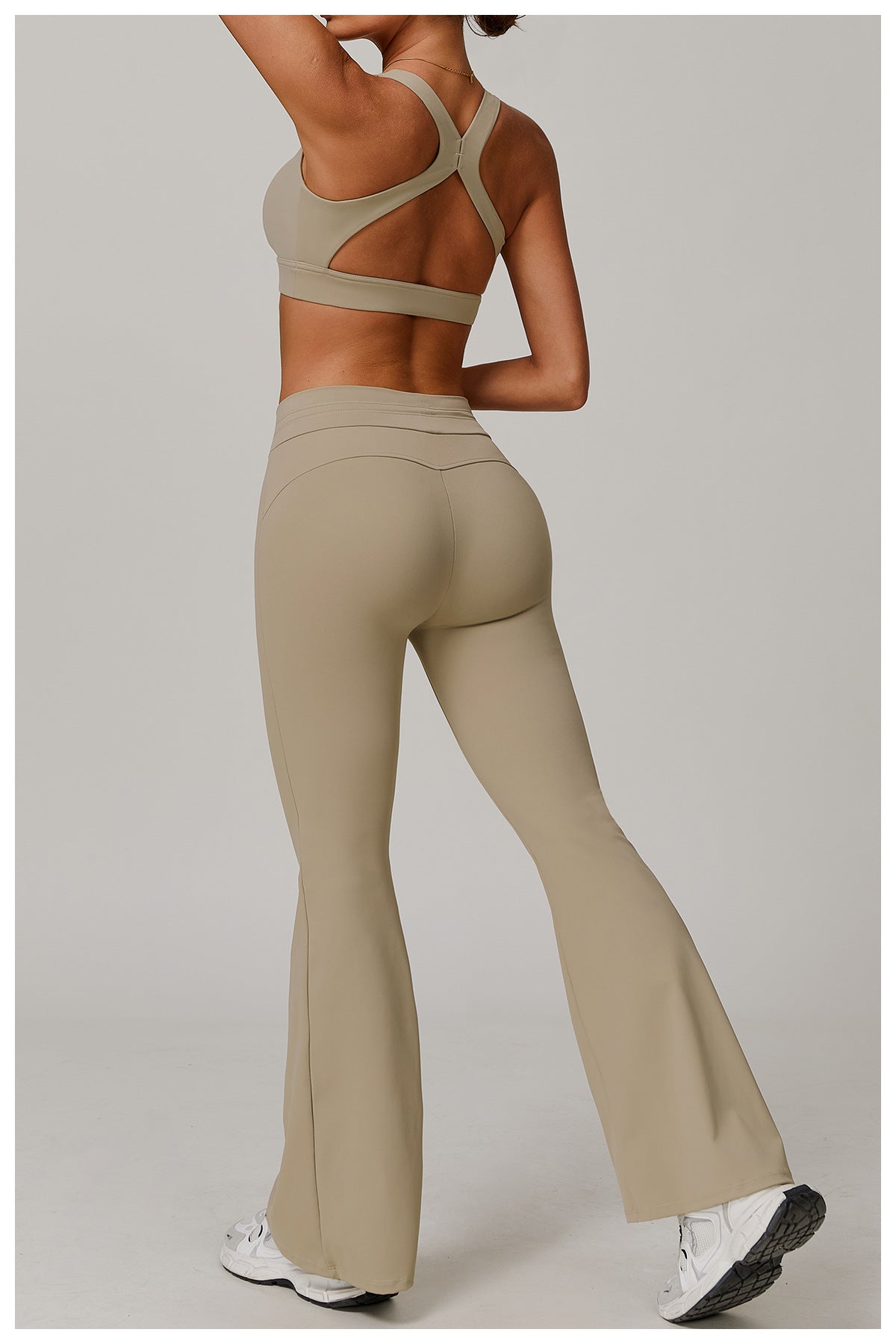 Sun Protection Sports Bell Bottom Pants High Waist Drawstring Design Bootcut Trousers UV Proof Breathable Cool Pants - ALTARIA