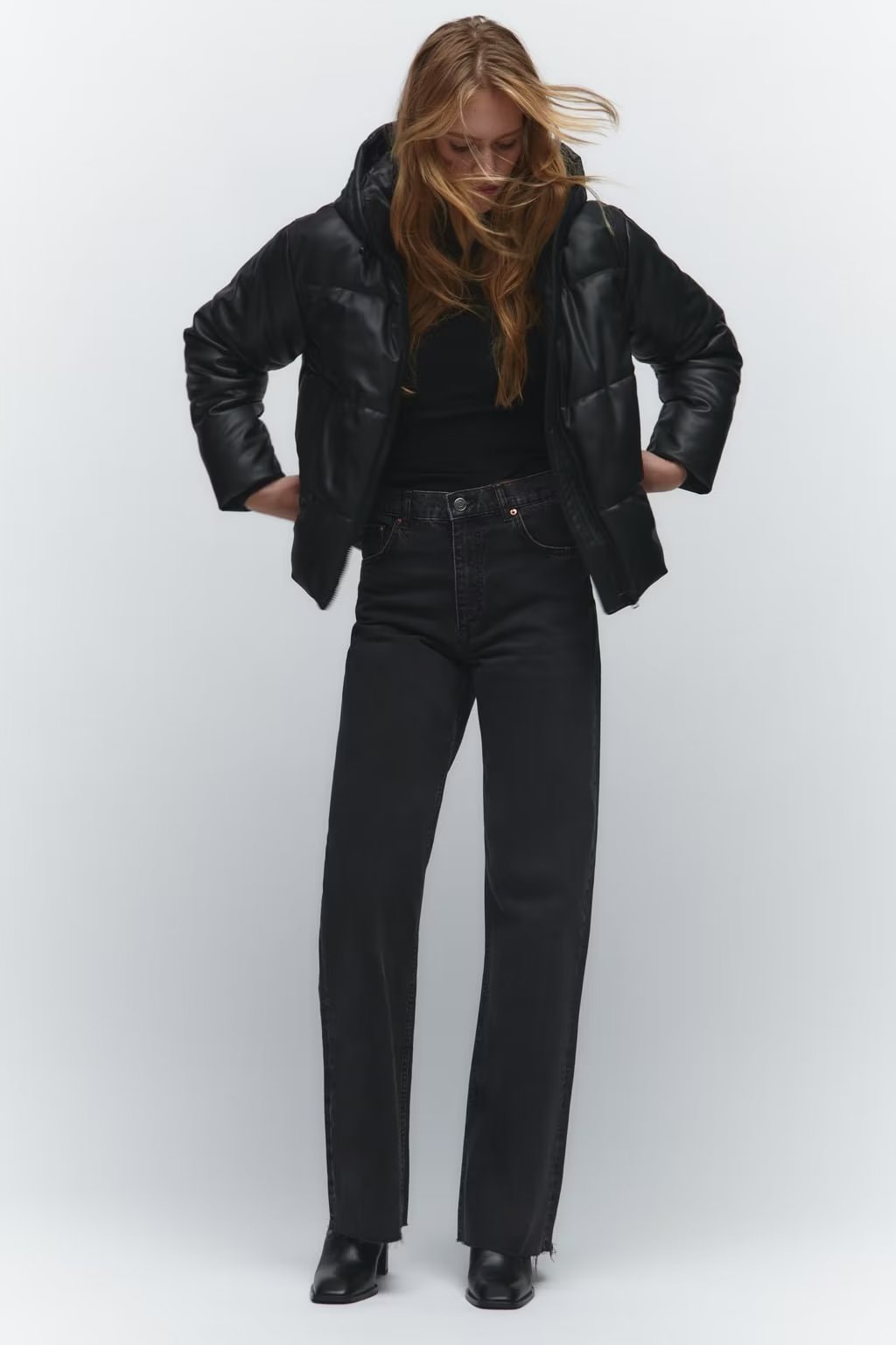 Autumn Women Clothing Faux Leather Faux Leather Loose Casual Cotton Coat - ALTARIA