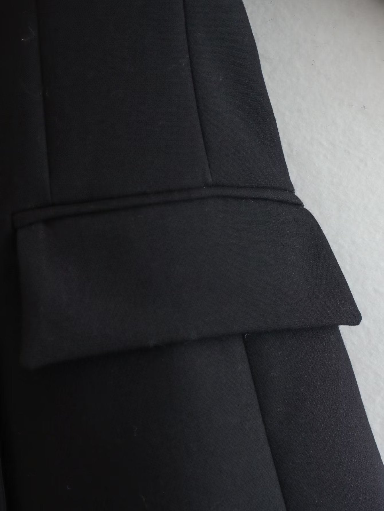 Double Breasted Design Silk Satin Padded Shoulder Long Sleeve Women Spring Autumn Coat Women Clothing - ALTARIA