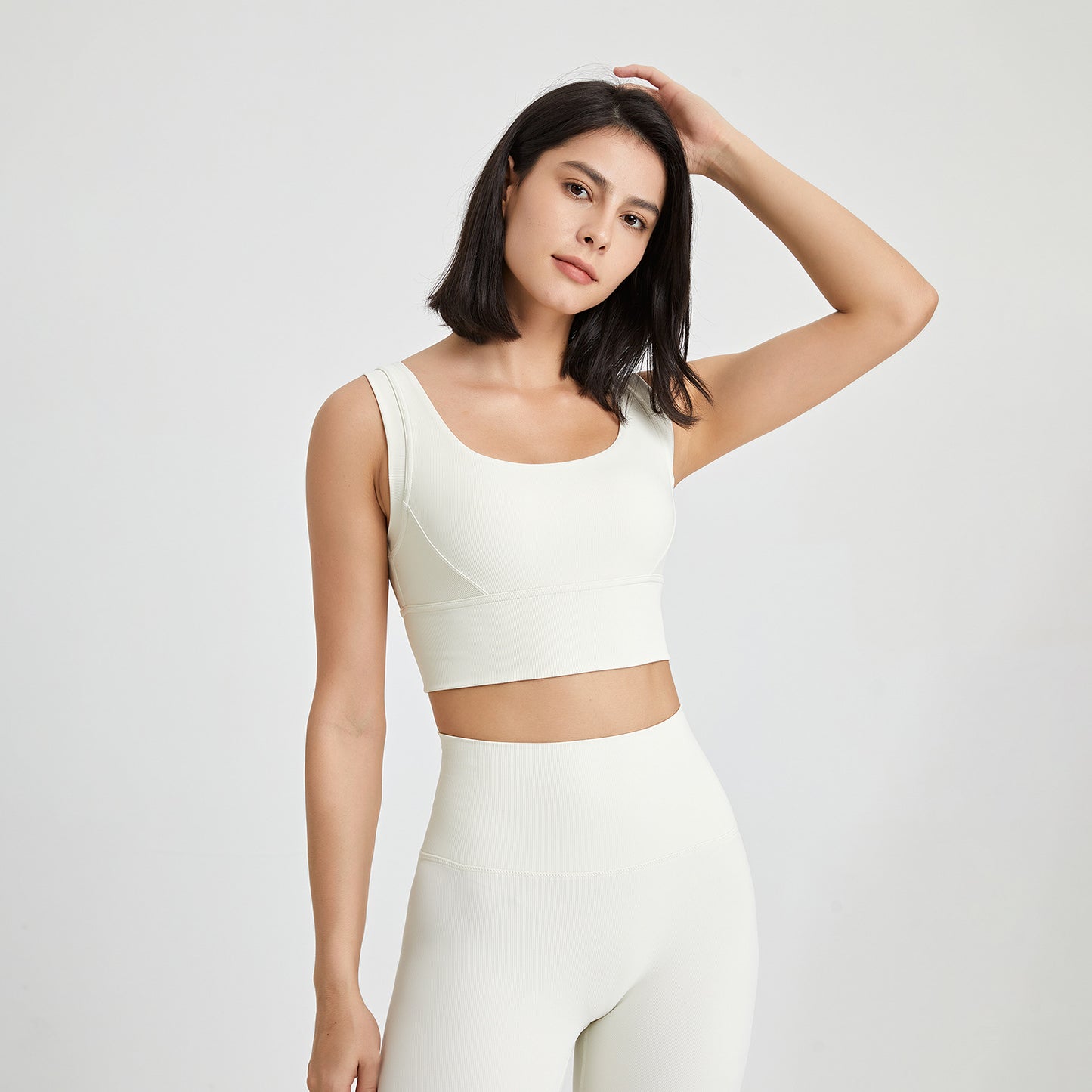 High Strength Beauty Back Fitness Vest Women Running Shockproof Sports Underwear High Elastic Push Up Nude Feel Yoga Bra - ALTARIA
