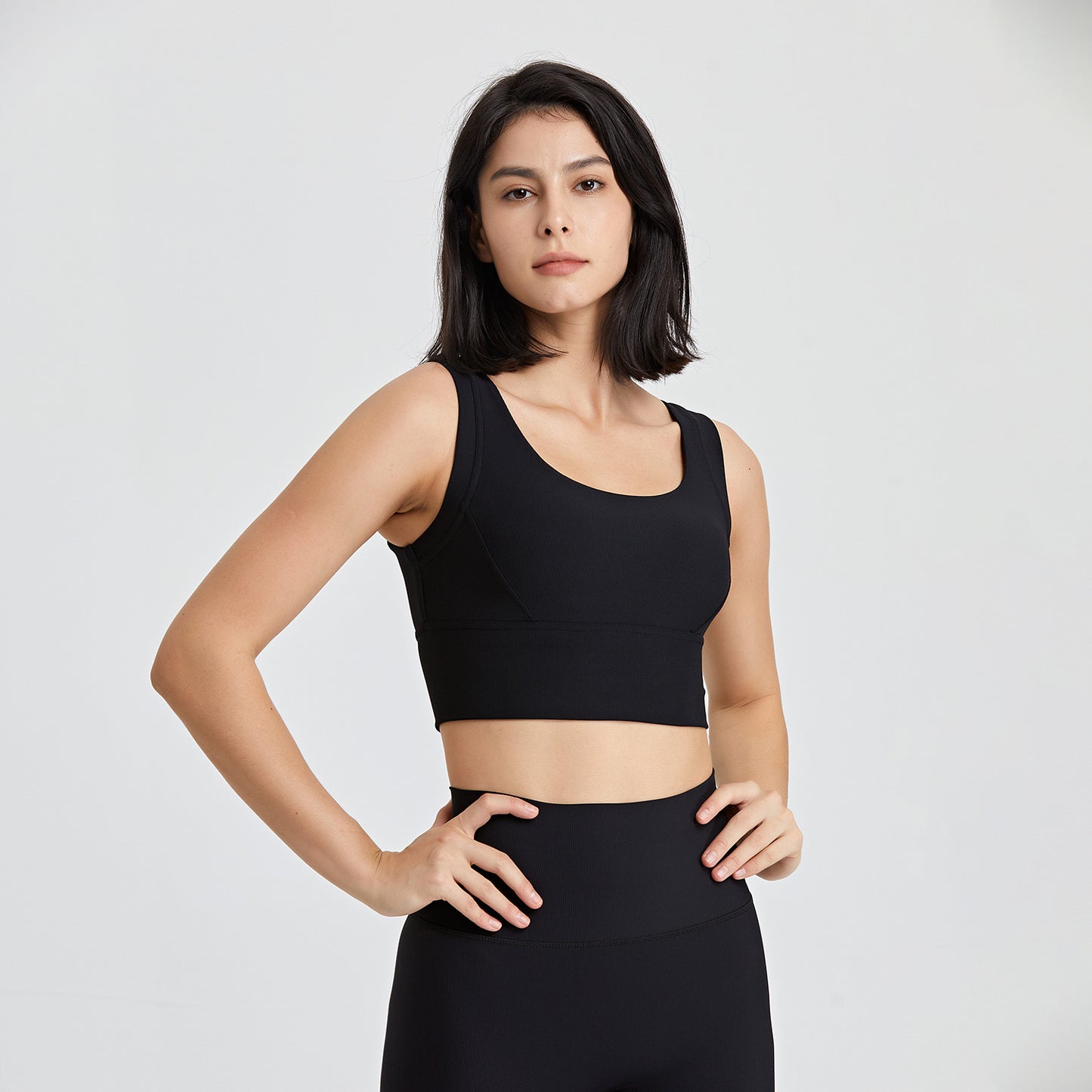 High Strength Beauty Back Fitness Vest Women Running Shockproof Sports Underwear High Elastic Push Up Nude Feel Yoga Bra - ALTARIA