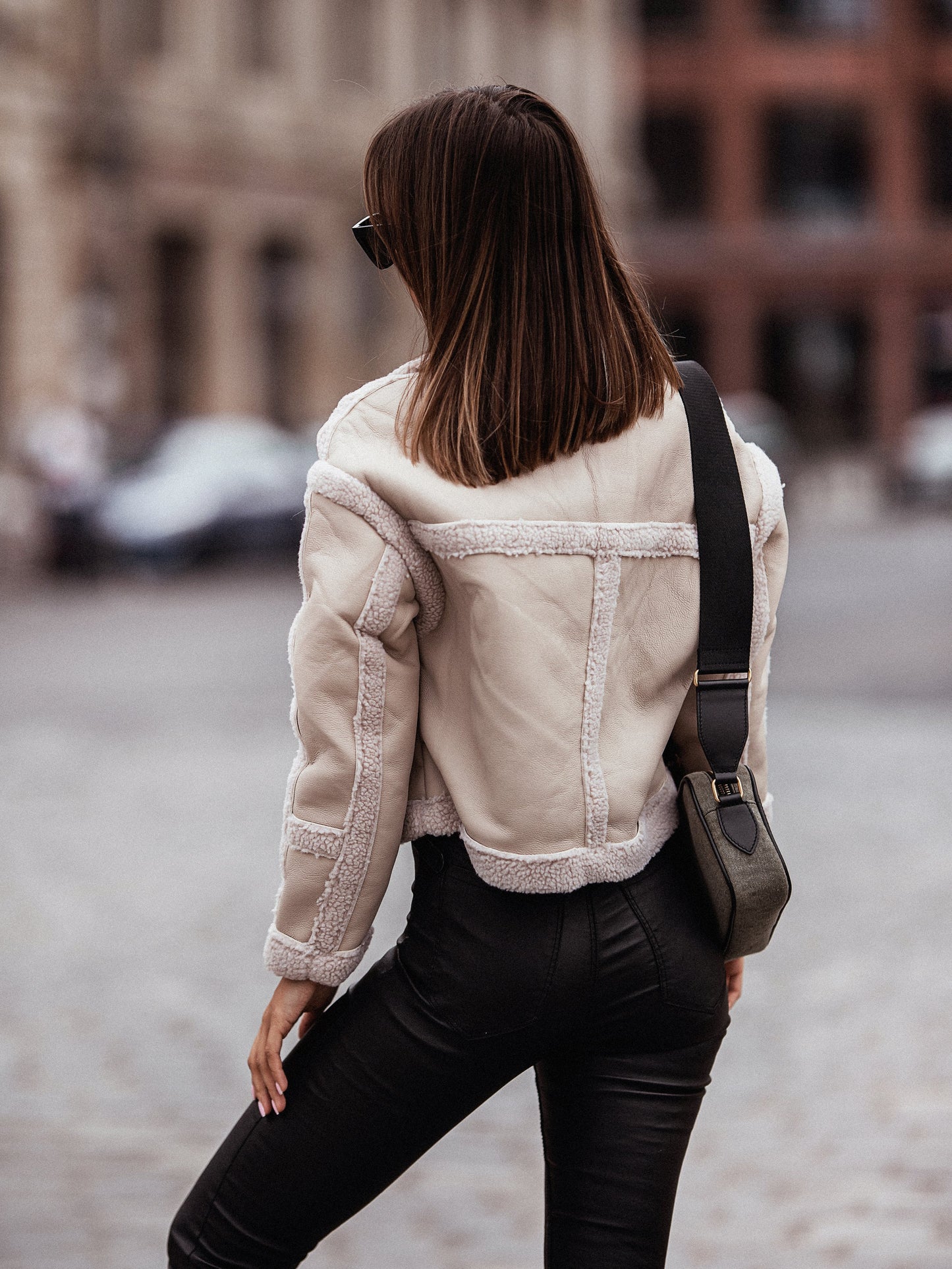 New Fashion Faux Shearling Jacket Long Sleeve Coat - ALTARIA