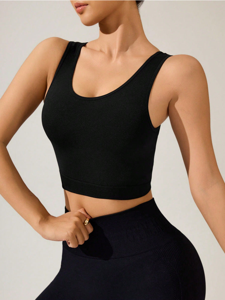 Outdoor Sports High Strength Fitness Vest Sports Back Shaping Underwear Yoga Jacket Four Sided Elastic - ALTARIA
