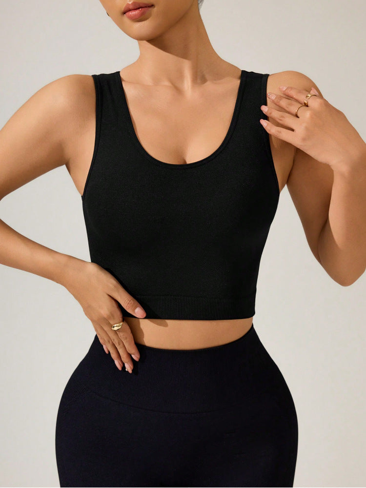 Outdoor Sports High Strength Fitness Vest Sports Back Shaping Underwear Yoga Jacket Four Sided Elastic - ALTARIA