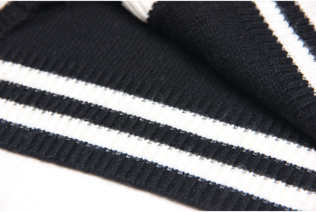 Spring Autumn High Quality Knitwear Long Sleeve round Neck Cardigan Top Woolen Coat - ALTARIA