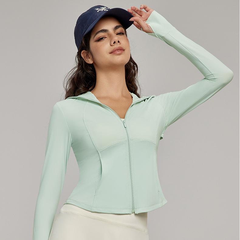 Outdoor Hooded Raw Yarn Sun Protection Clothing for Women Slim Fit Slimming UV Protection Wind Shield Breathable Sun Proof Slimming - ALTARIA