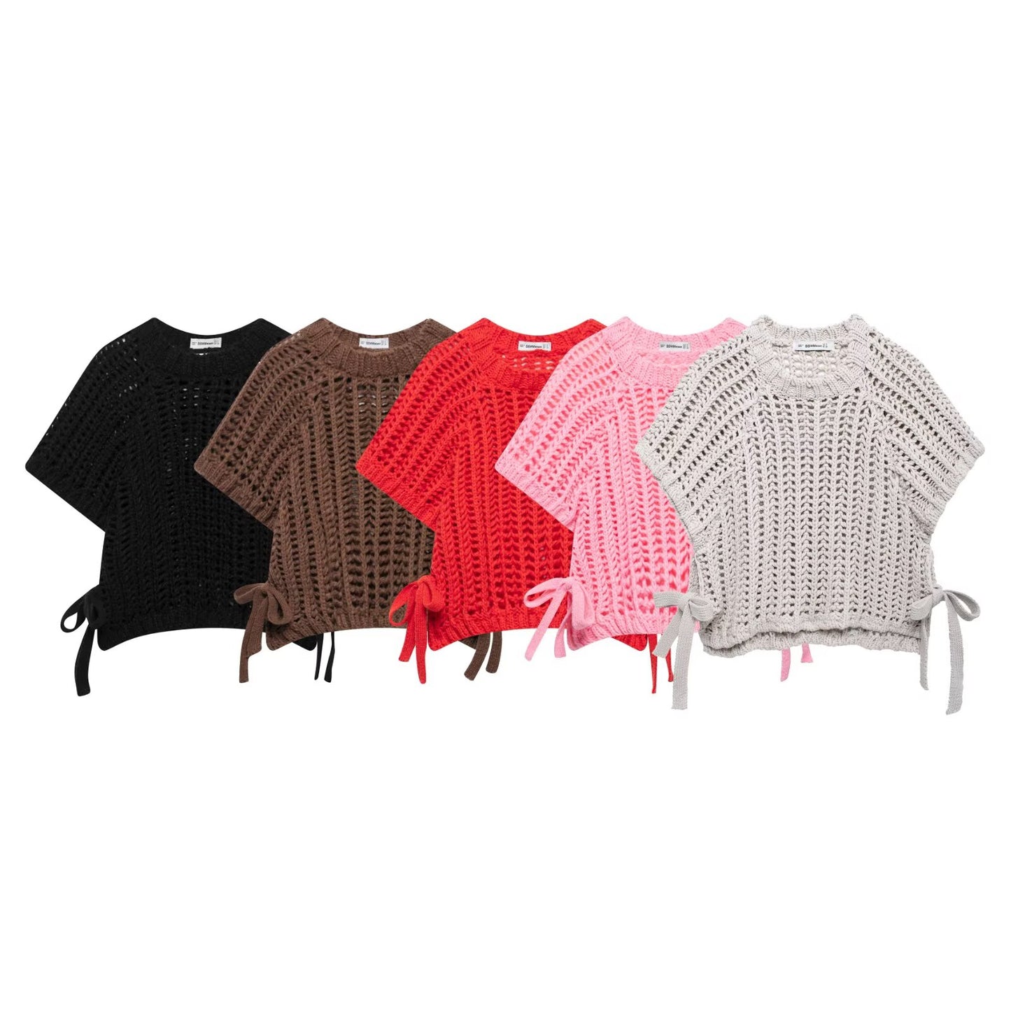 Women Clothing Spring Festival Niche round Neck Sleeveless Knitted Vest - ALTARIA