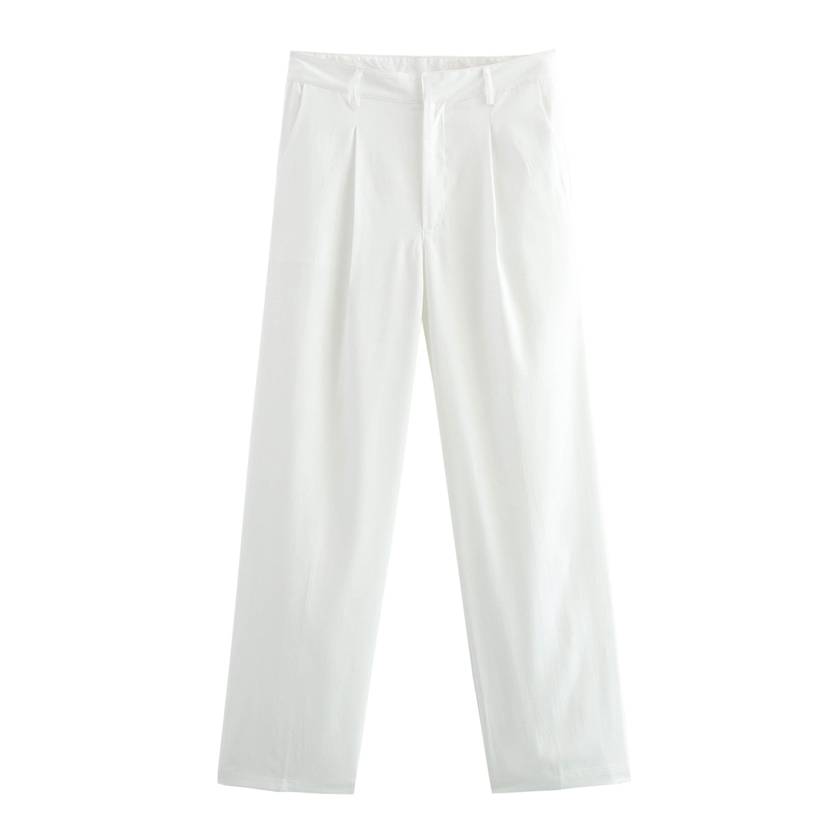 White Casual Pants