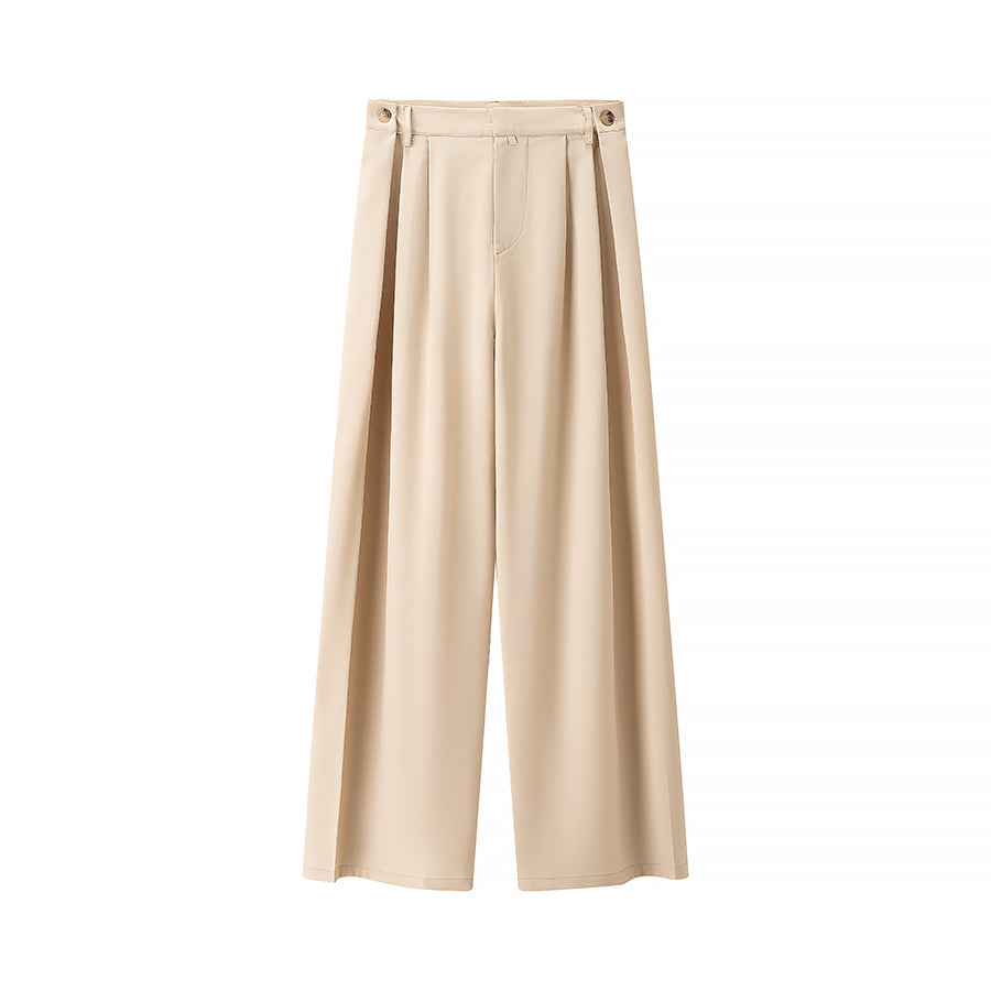 Spring Women Clothing Design Straight Collar Wrapped Chest Short Top Pants Sets - ALTARIA