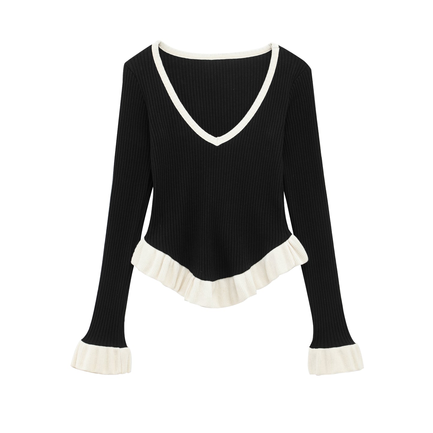 Spring Knitwear round Neck Solid Color Loose Pullover Women - ALTARIA