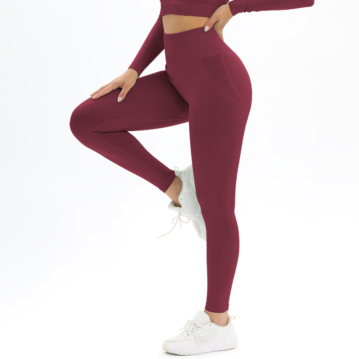Peach Hip Yoga Pants Women Hip Raise High Waist Stretch Training Pant Outdoor Running Sports Fitness Pants - ALTARIA