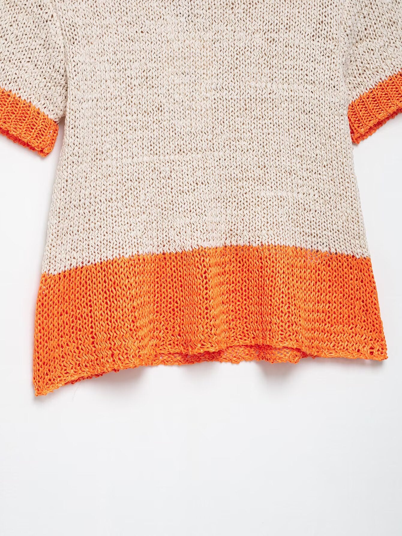 Spring Women Clothing Stylish Simple Short-Sleeved Knitted Top - ALTARIA
