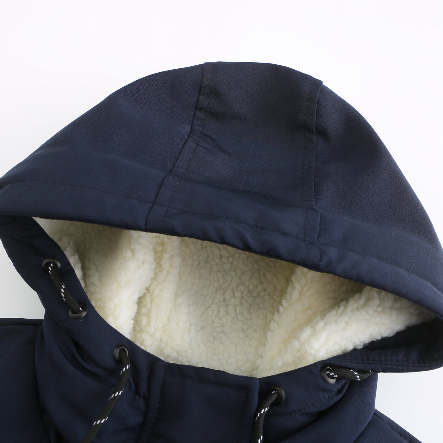 Ladies Hooded Lambswool Parka Winter Warm Waist Women Cotton-Padded Coat - ALTARIA