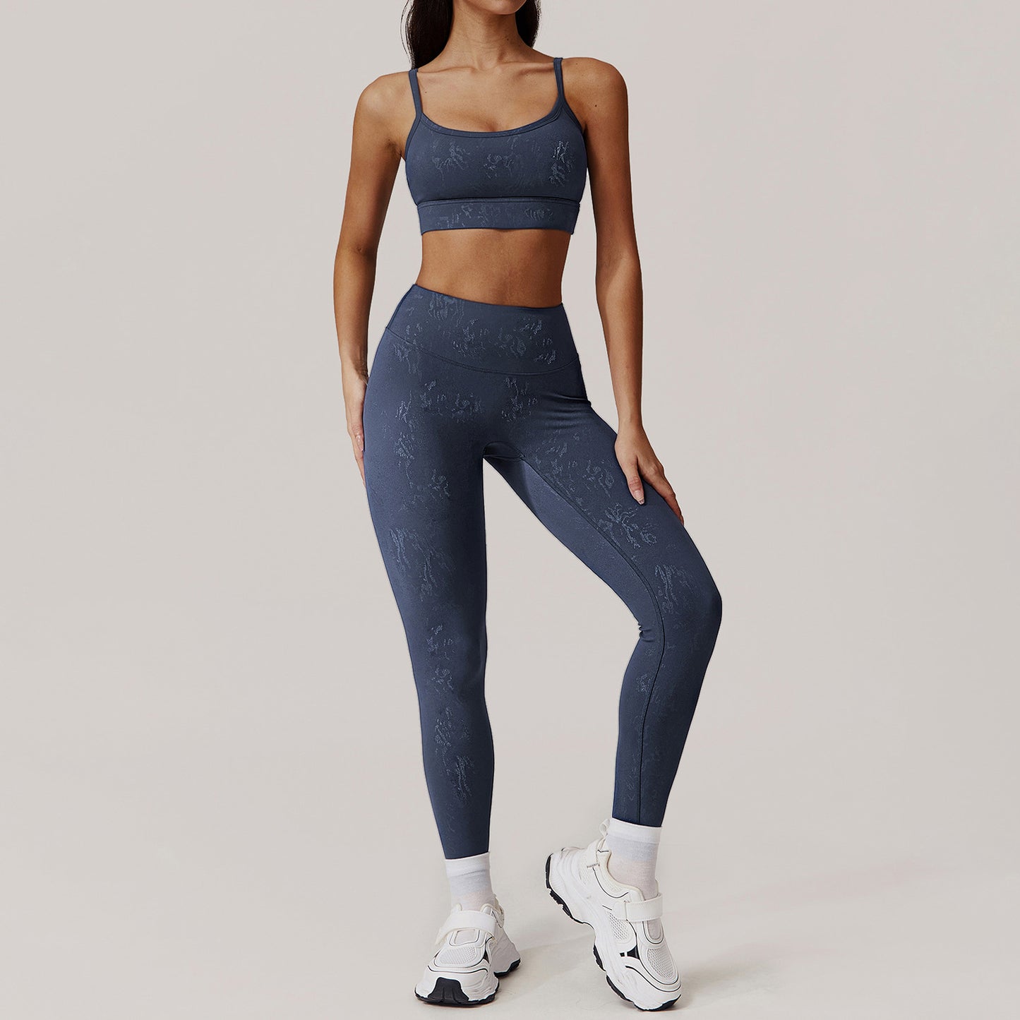 Dark Blue Pants Bra