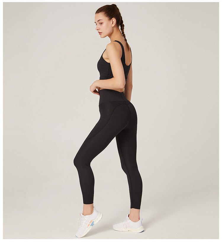 Plus Size Workout Pants Women Gridles Pants Bottoming Wear Shark Skin Yoga Pants High Waist Tight Seamless Sport Barbie Trousers - ALTARIA