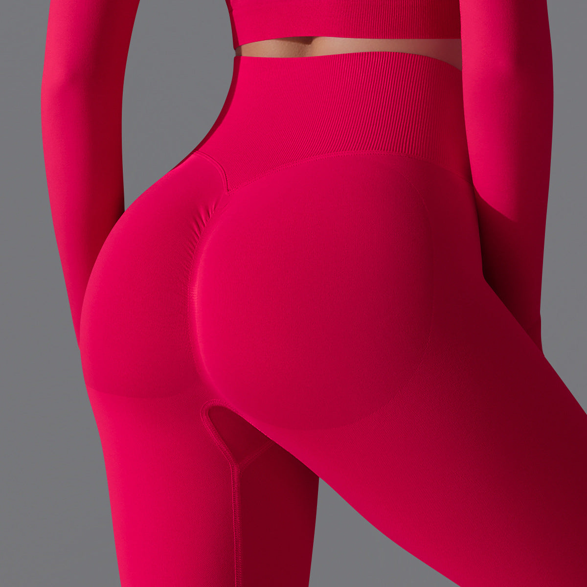 Seamless High Waist Nude Feel Yoga Pants Women Peach Hip Raise Slim Fit Fitness Pants Quick Drying Exercise Yoga Clothes - ALTARIA