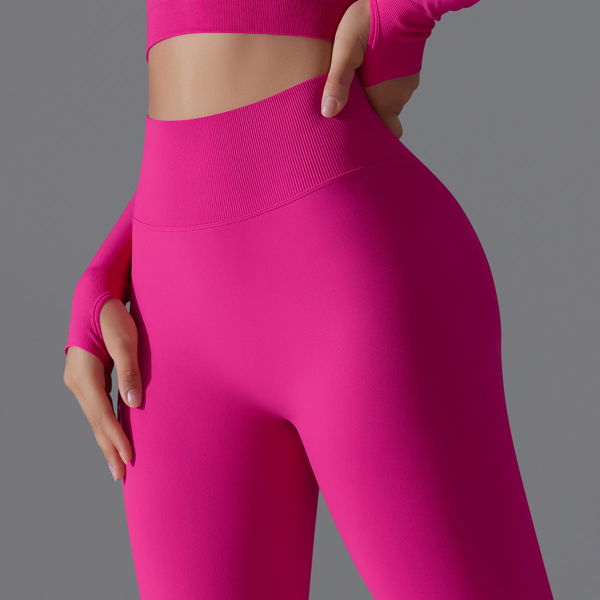Seamless High Waist Nude Feel Yoga Pants Women Peach Hip Raise Slim Fit Fitness Pants Quick Drying Exercise Yoga Clothes - ALTARIA