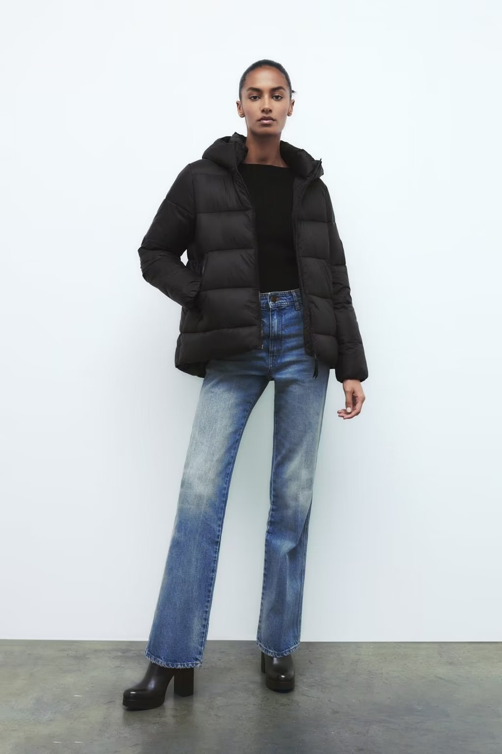 Winter Women Clothing Hooded Zipped Cotton Padded Jacket Warm Cotton Coat - ALTARIA