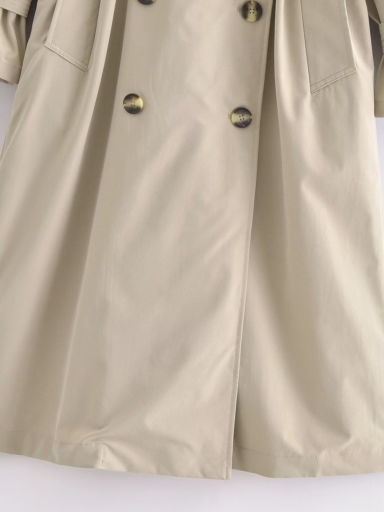 Summer Women Commuting Wear Loose Double Breasted Long Trench Coat Coat - ALTARIA