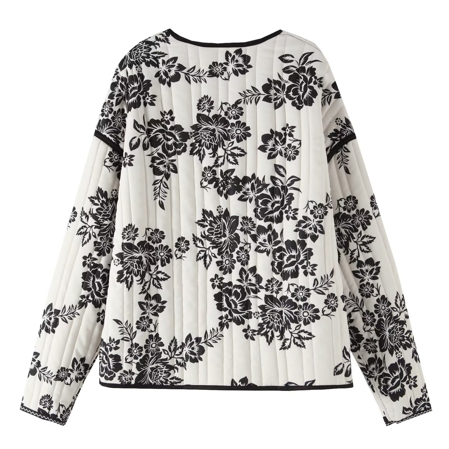 Autumn Winter Loose Ethnic Duplex Printing Cotton Padded Coat Women - ALTARIA