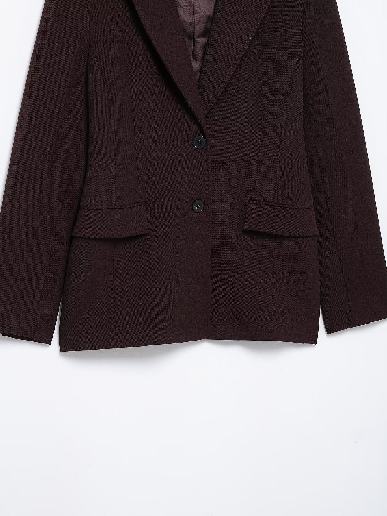 Short Skirt Style Hem Blazer Jacket Bucket Pants PantsSets - ALTARIA