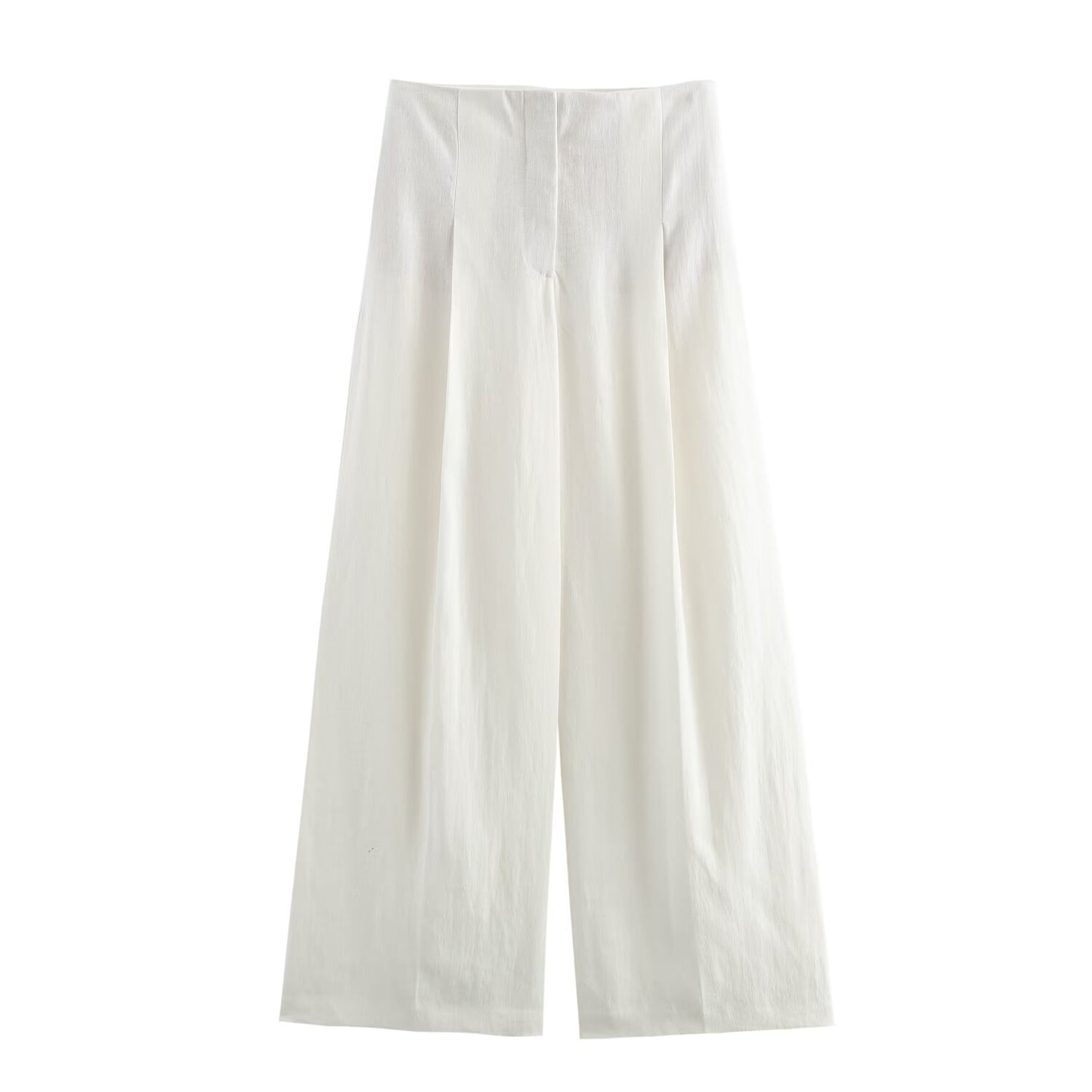 Women Spring Blended Blazer Pleated Pants Sets - ALTARIA
