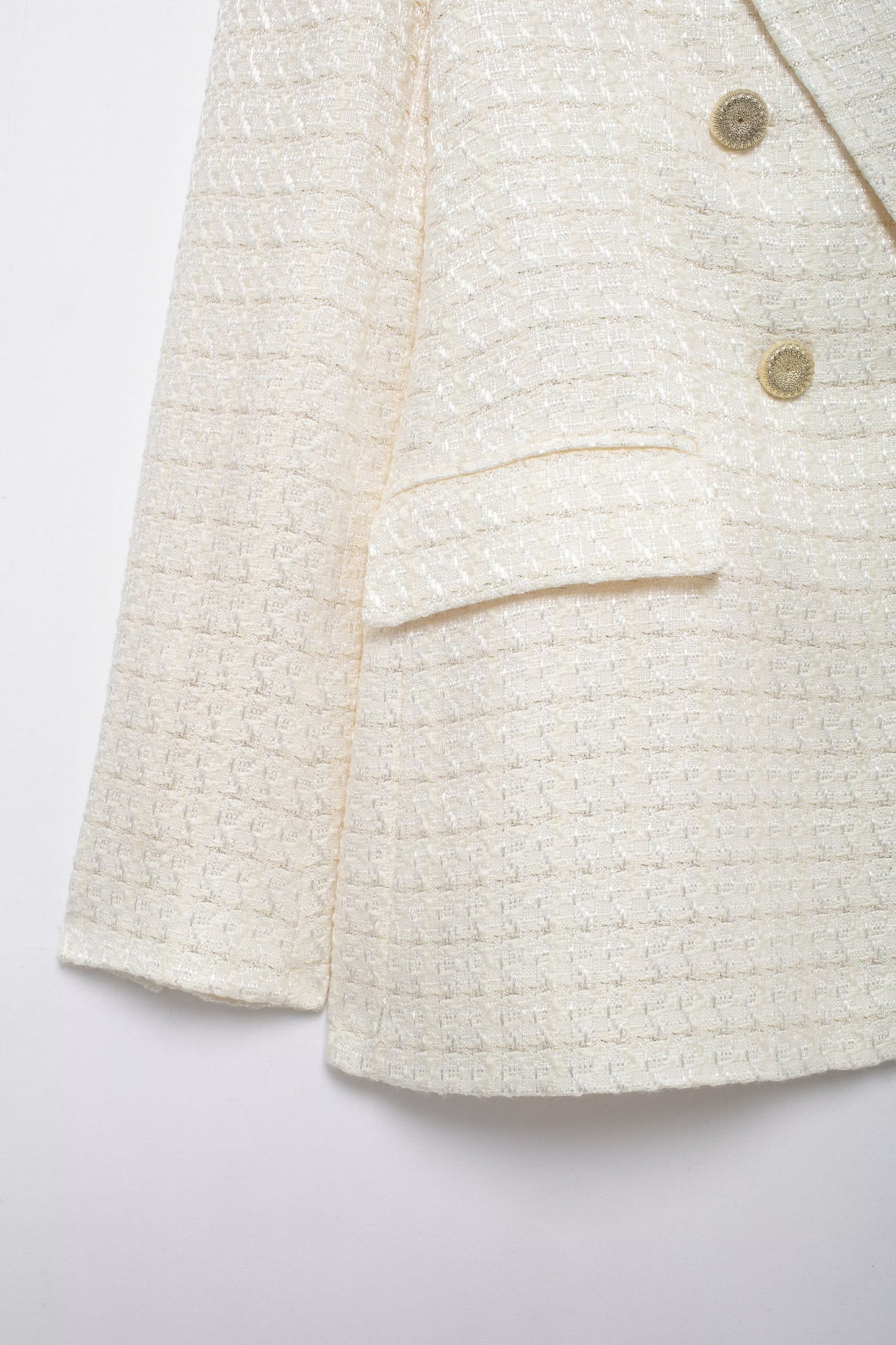Fall Women Clothing Fashionable Simple Texture Double Breasted Blazer - ALTARIA