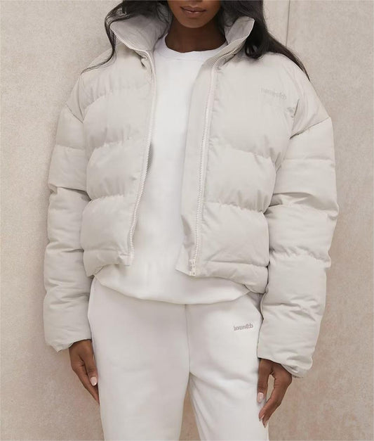 Women Cotton Quilted Coat Winter Casual Couple Clothes Sports Jacket Warm Thickened Cotton Padded Jacket - ALTARIA